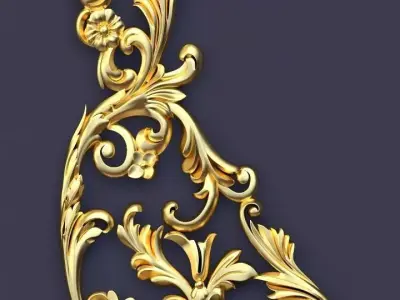 dekor ornament 3D model 156