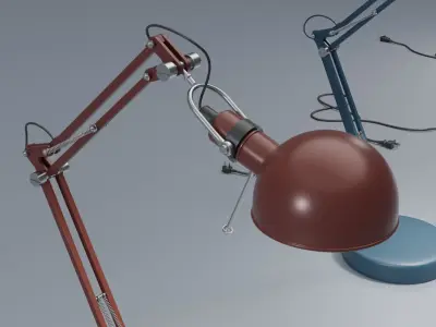 Table lamp 3D model 3D model