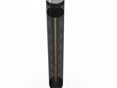 Lava Heat Italia Column Electric Infrared Patio Heater  3D model