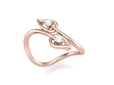 Delicate Ring - 40 3D print model