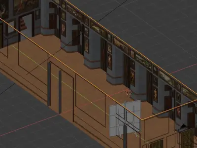 Meninas Room Low-poly 3D model