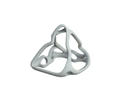 SciFi Cube Object No 63812 Low Poly Shape Low-poly 3D model