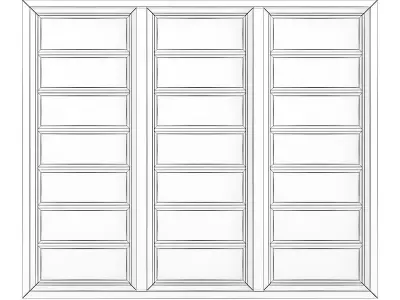 Metal Window 12 3D model