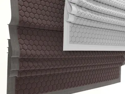 Roman shade h 3D model