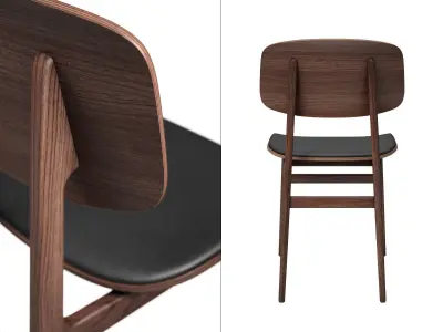 NY11 Dining Chair Upholstered 3D model