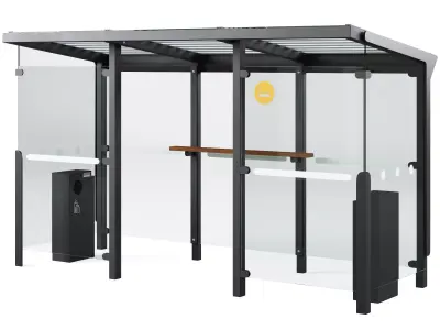 Aureo 2 Smoking Pavilion by mmcite 3D model