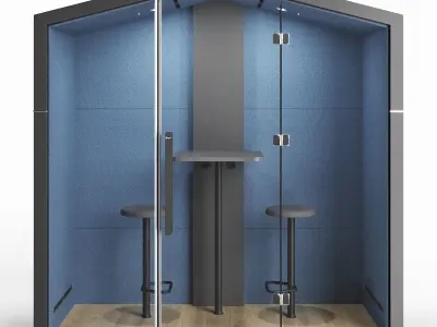 Treehouse THS 2S GX Acoustic Booth 3D model
