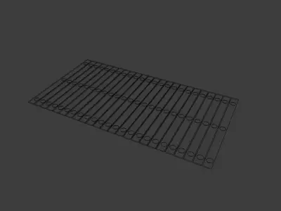 Bamboo Bathmat 3D model
