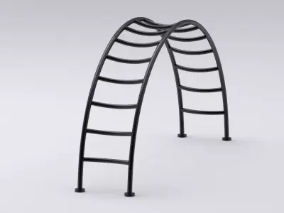 Playground Climber black 3D model