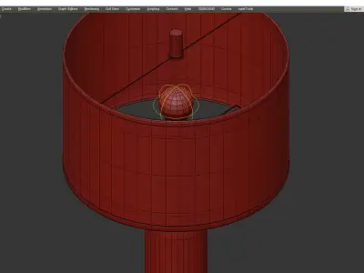 Fredrick Cooper Bolton Table Lamp Low-poly 3D model