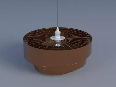 ceiling Light Low-poly 3D model