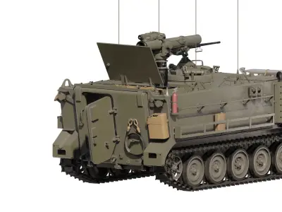 M113 armored personnel carrier 3D model