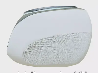 Breeze Smart Voice Assistant with Airflow-Inspired Design Low-poly 3D model