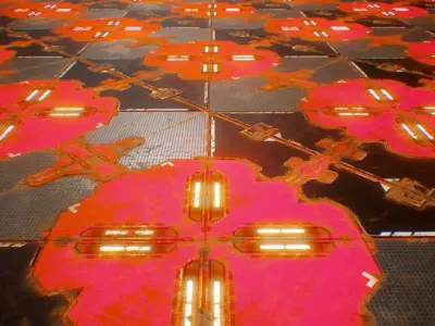 PBR Sci-Fi Spaceship Texture 04 Low-poly 3D model