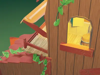 Low Poly and High Poly Houses Pack - 3D model Low-poly 3D model