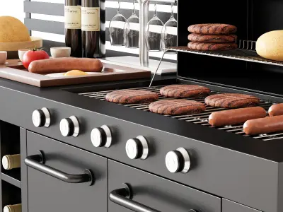 Barbecue 51 3D model