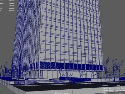 house Chicago lowpoly Low-poly 3D model