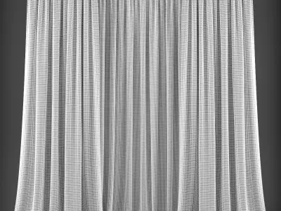 Curtain curtains Low-poly 3D model purchase