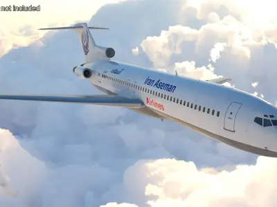  Boeing 727 Iran Aseman Airlines Rigged for Maya 