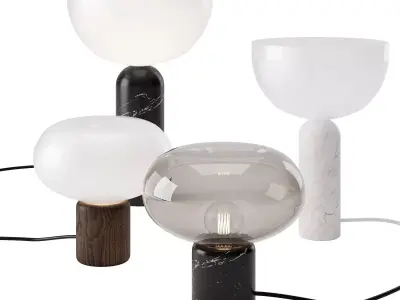 Karl-Johan and Kizu Table Lamp by New Works 3D model