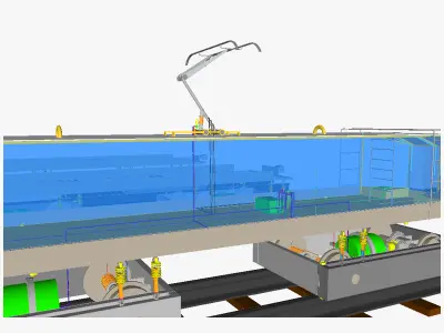 Modular train EM 3D model