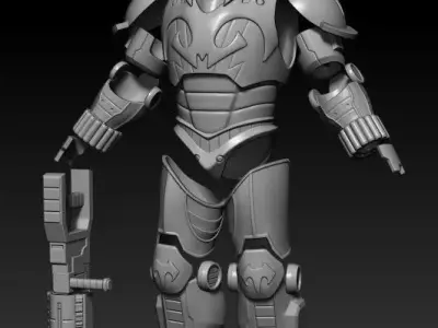 Durge Armor One12 Scale Figure Custom 3D files 3D print model
