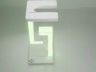 Floating lamp 3D model