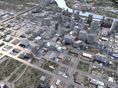 Austin city 3D model