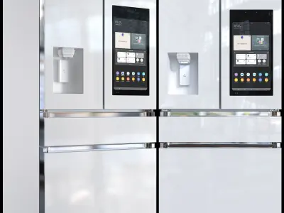 samsung kitchen appliance 03 Low-poly 3D model