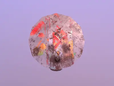 Stylize- Satellite Low-poly 3D model