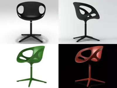 RIN swivel chair - swivel chair 3D model