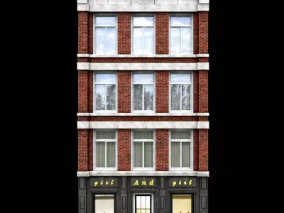 face for background vol4 3D model