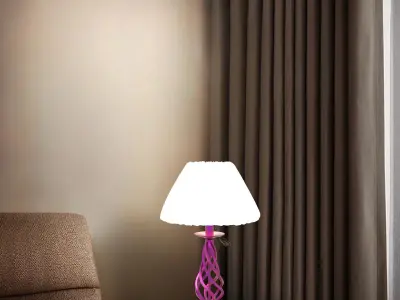 Table Lamp 3D print model 20