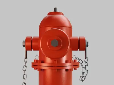 Fire Hydrant 22 - Classic Fireplug 3D model