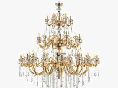 788542 Lusso Osgona Chandelier 3D model