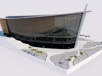 Dubai Opera - UAE 3D model