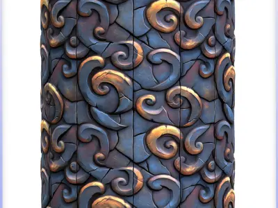 Stylized Ornaments Seamless Texture Texture