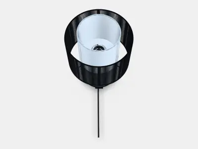 SYMFONISK Speaker lamp w Wi-Fi textile shade Low-poly 3D model