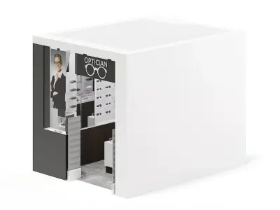 Optician Store 3D Model 3D model