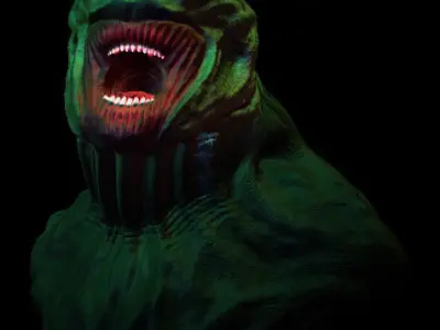 Green monster 3D model