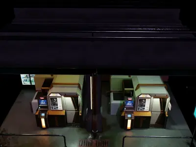 Sci-fi Modular  Low-poly 3D model Low-poly 3D model