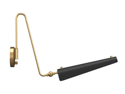 Osorio 4-in Wall Vanity Light 3D model