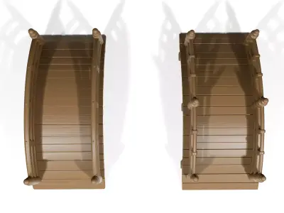 Japanese bridges 3D print model