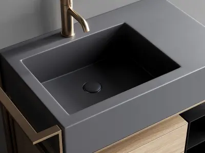 Ceramica Cielo Narciso Mini Vanity Unit Set 3 3D model