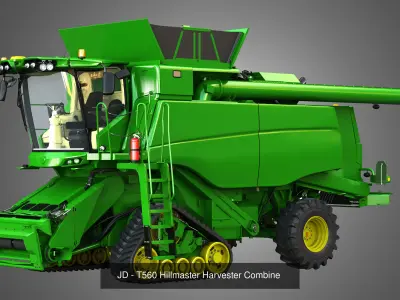 JD - Farm Vehicles  5 in 1 3D Model Pack