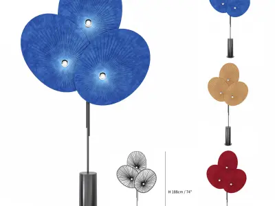 Floor Lamp   UNFOLD 3D model