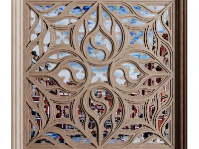 Gothic Window 05 3D model