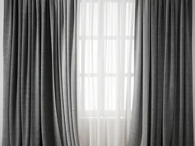 Curtain 114 3D model