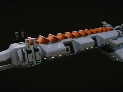 Spaceship Fighter - Source Files Attached 4K Textures