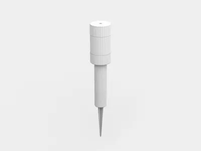 Solar Garden Light 3D model